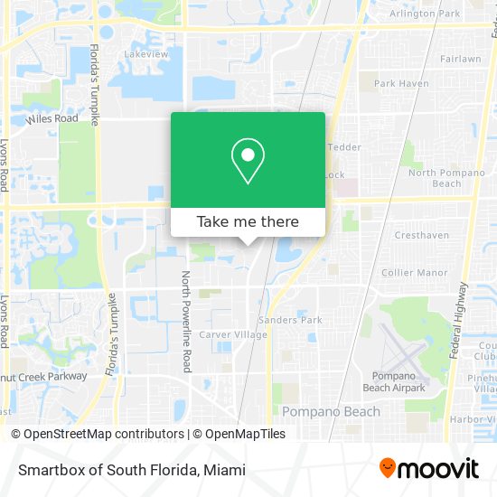 Smartbox of South Florida map