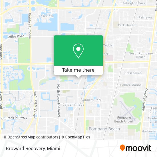 Mapa de Broward Recovery