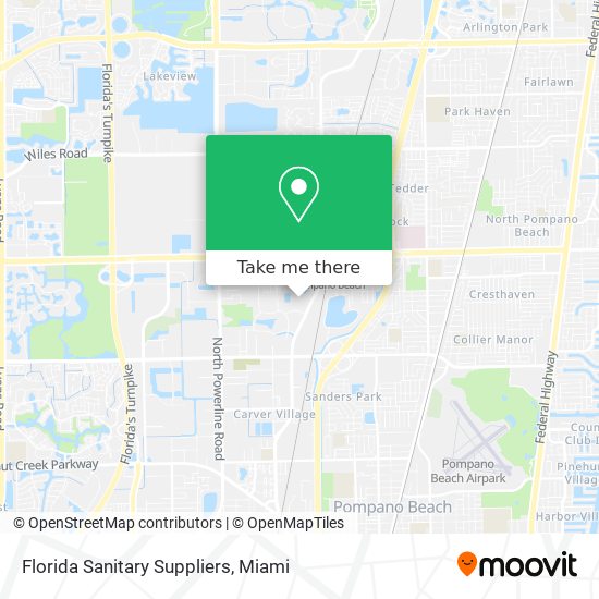 Florida Sanitary Suppliers map