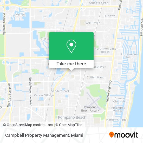 Campbell Property Management map