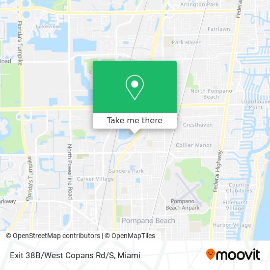 Exit 38B/West Copans Rd/S map