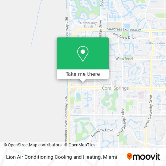 Lion Air Conditioning Cooling and Heating map