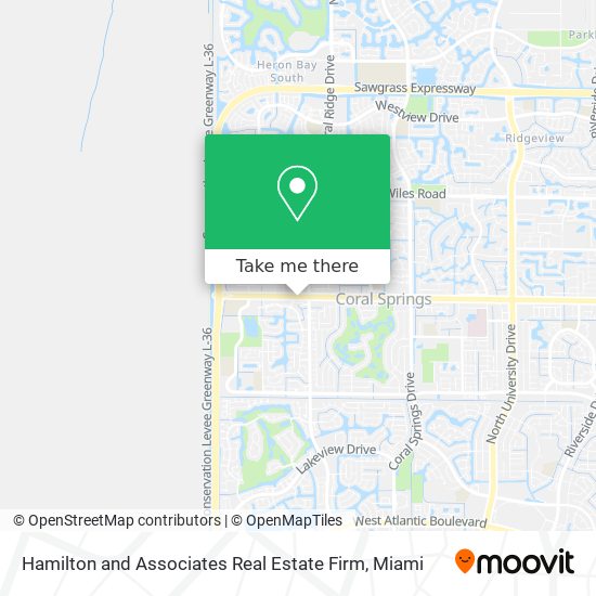 Mapa de Hamilton and Associates Real Estate Firm