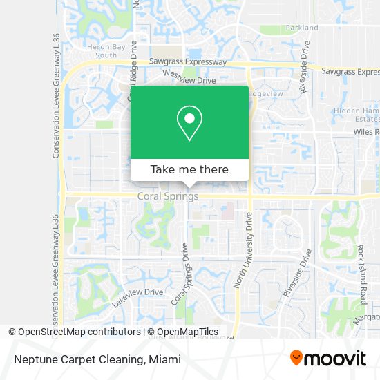 Neptune Carpet Cleaning map