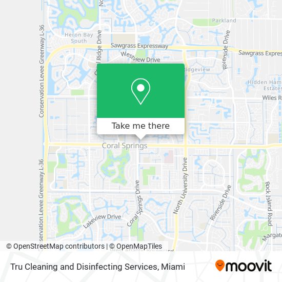 Tru Cleaning and Disinfecting Services map