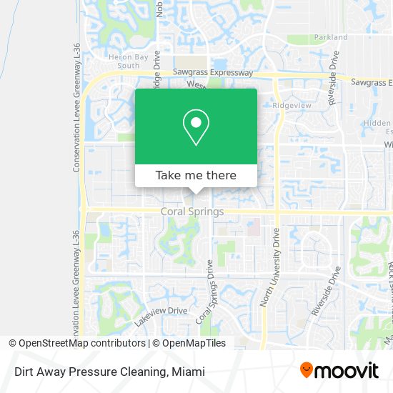 Dirt Away Pressure Cleaning map