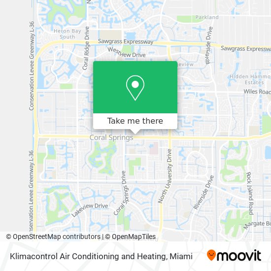 Mapa de Klimacontrol Air Conditioning and Heating