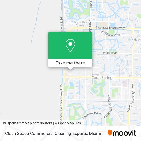 Mapa de Clean Space Commercial Cleaning Experts