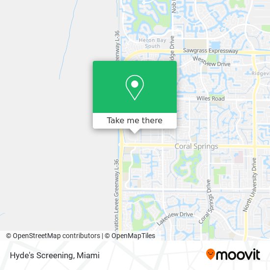 Mapa de Hyde's Screening