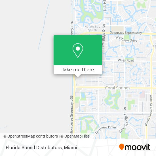 Florida Sound Distributors map