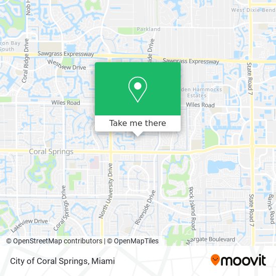 City of Coral Springs map