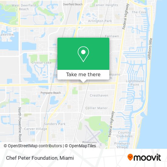 Chef Peter Foundation map