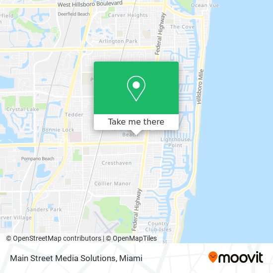 Main Street Media Solutions map
