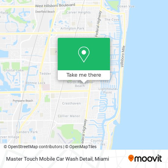 Mapa de Master Touch Mobile Car Wash Detail