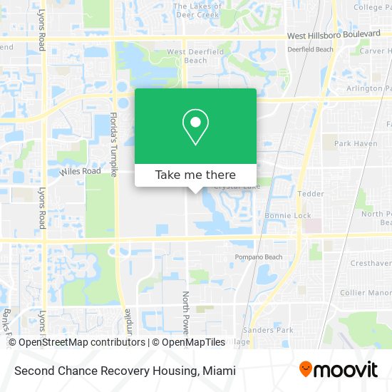 Second Chance Recovery Housing map