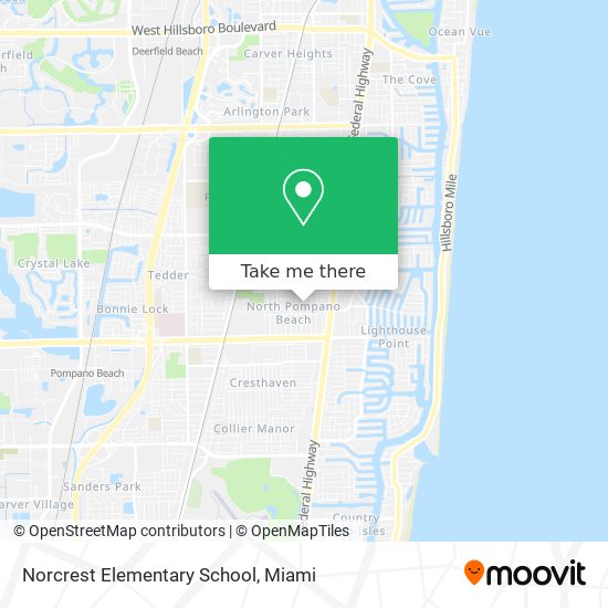 Mapa de Norcrest Elementary School