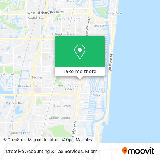 Mapa de Creative Accounting & Tax Services