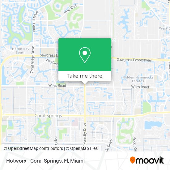 Hotworx - Coral Springs, Fl map