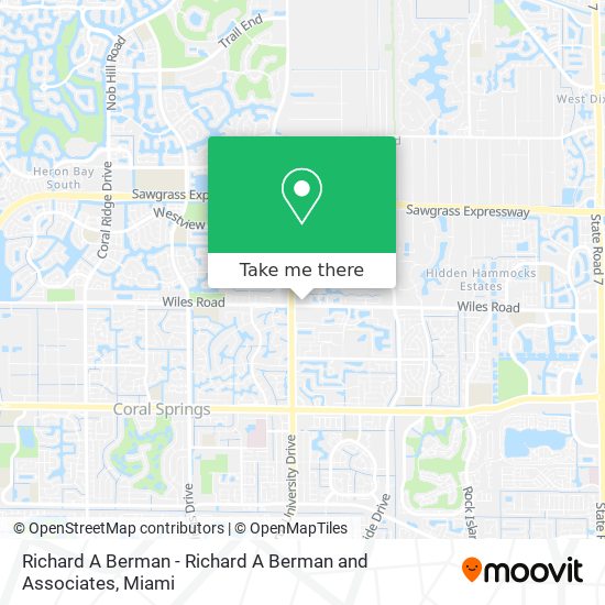 Richard A Berman - Richard A Berman and Associates map