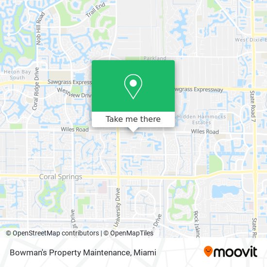 Bowman's Property Maintenance map