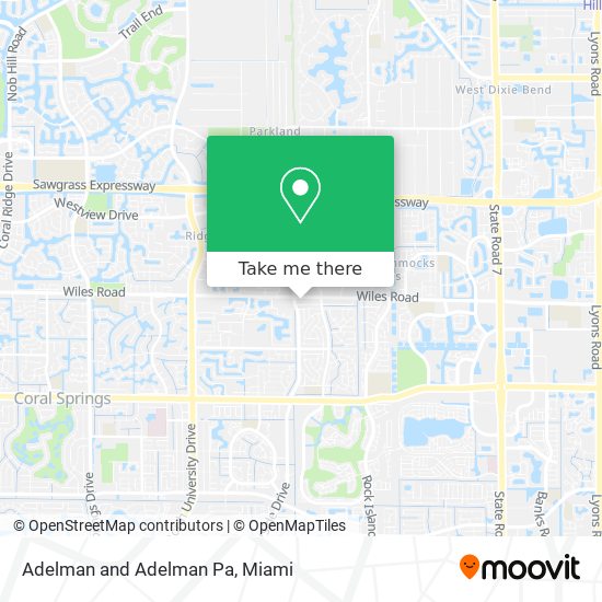 Adelman and Adelman Pa map