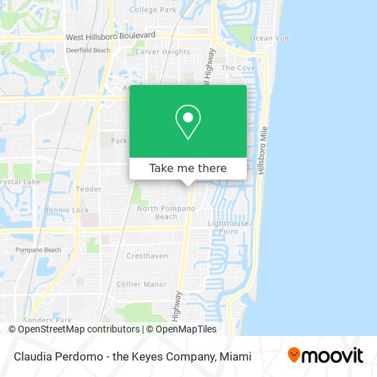 Claudia Perdomo - the Keyes Company map