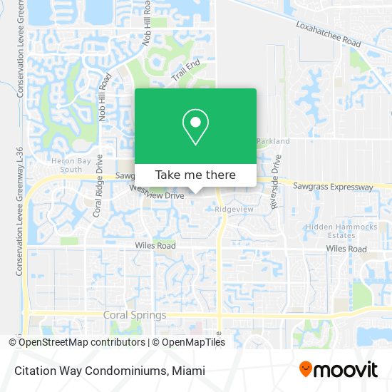 Citation Way Condominiums map