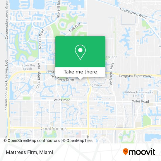 Mattress Firm map