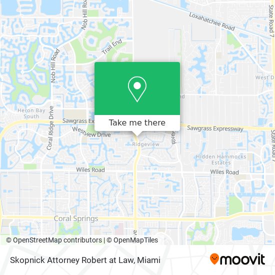 Skopnick Attorney Robert at Law map