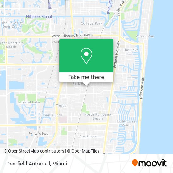 Deerfield Automall map