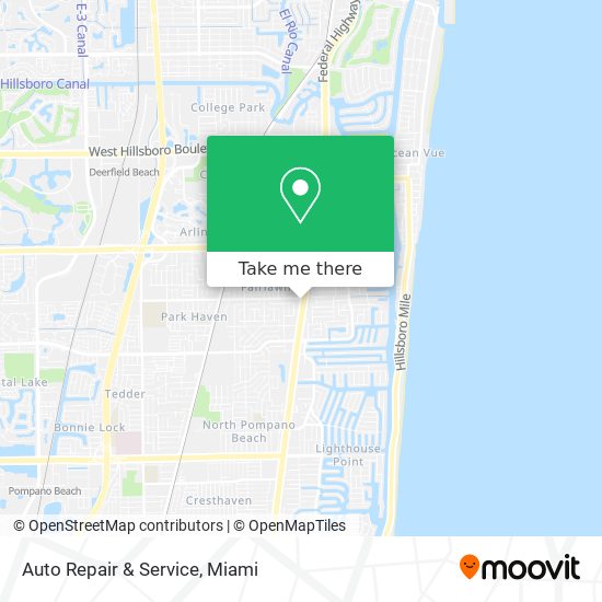 Auto Repair & Service map