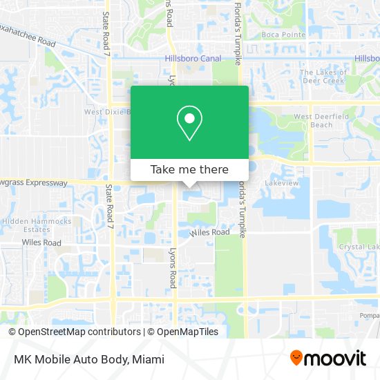 MK Mobile Auto Body map