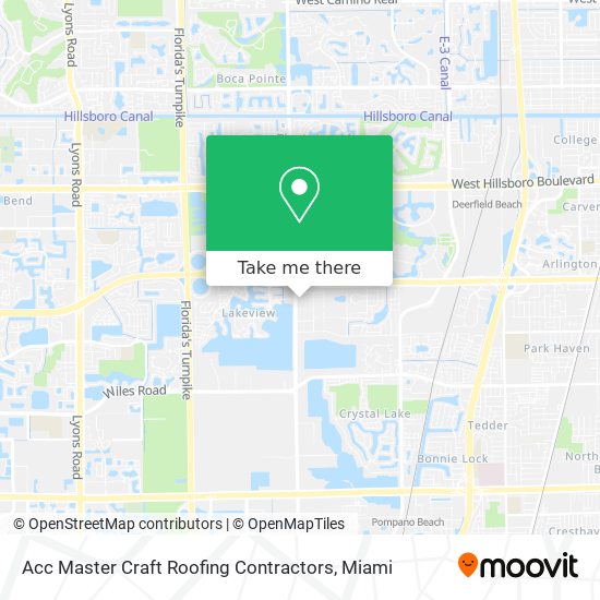 Acc Master Craft Roofing Contractors map