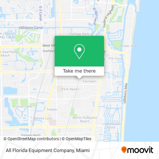 All Florida Equipment Company map