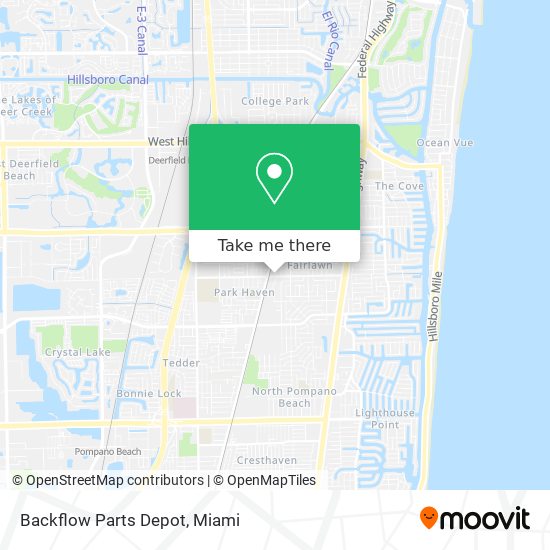 Backflow Parts Depot map