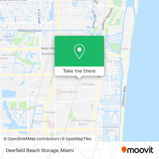 Deerfield Beach Storage map