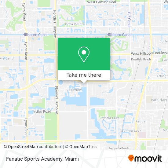 Fanatic Sports Academy map