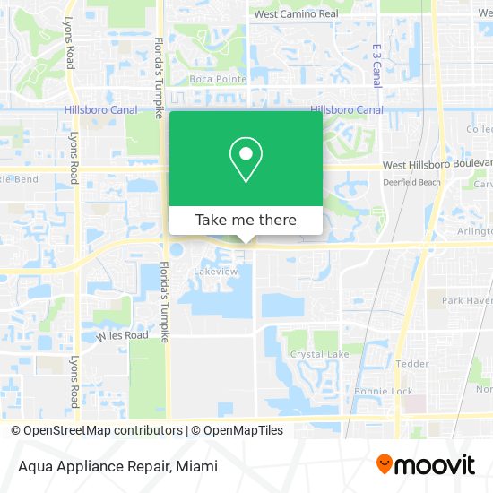 Aqua Appliance Repair map