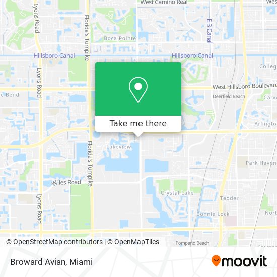 Broward Avian map