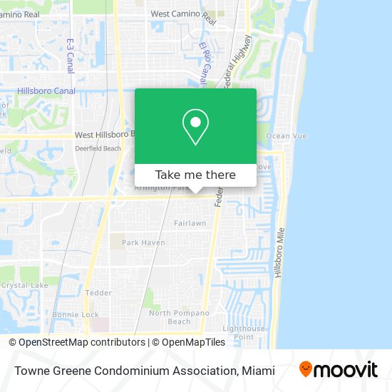 Towne Greene Condominium Association map