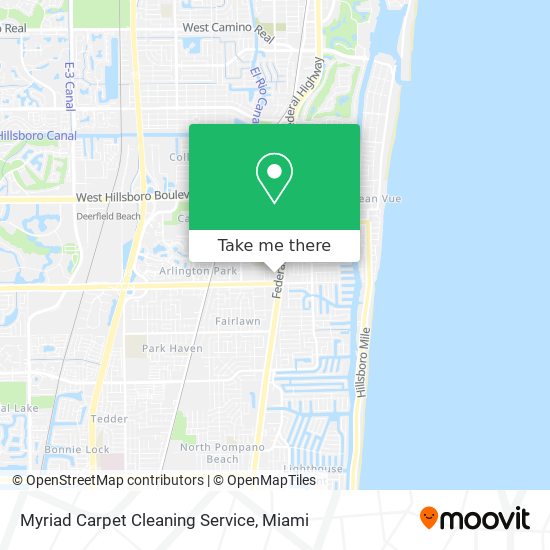 Mapa de Myriad Carpet Cleaning Service