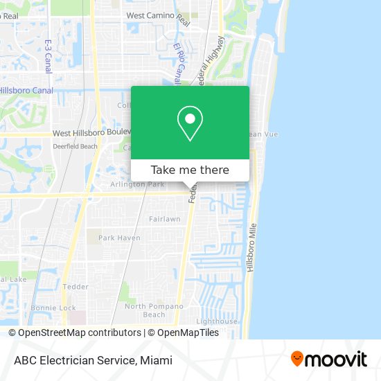 ABC Electrician Service map