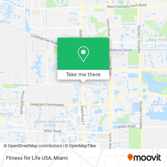 Mapa de Fitness for Life USA