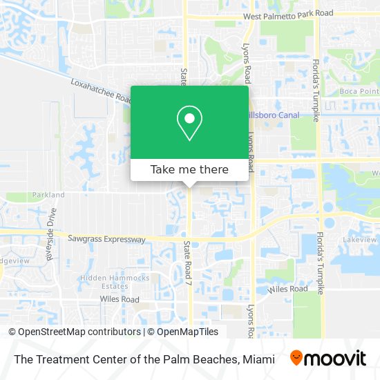 Mapa de The Treatment Center of the Palm Beaches