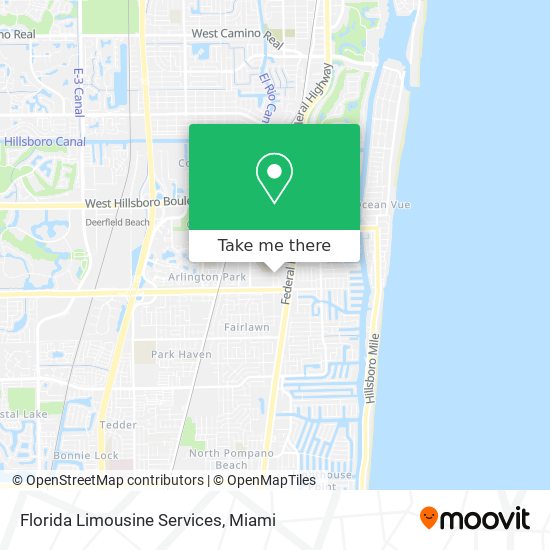 Florida Limousine Services map