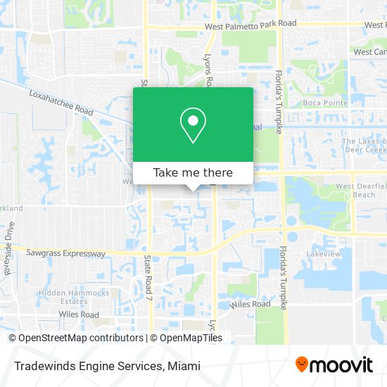 Mapa de Tradewinds Engine Services