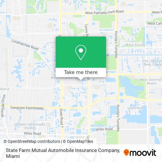 State Farm Mutual Automobile Insurance Company map