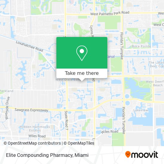 Mapa de Elite Compounding Pharmacy