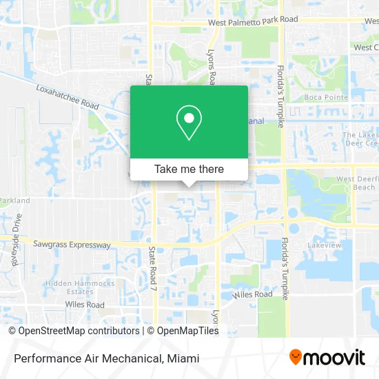Performance Air Mechanical map