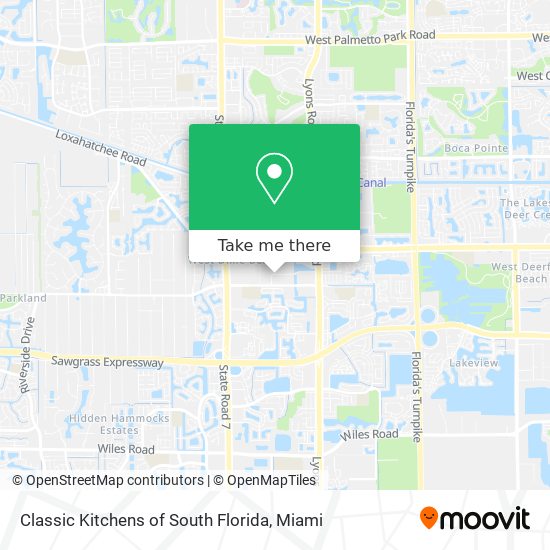 Mapa de Classic Kitchens of South Florida